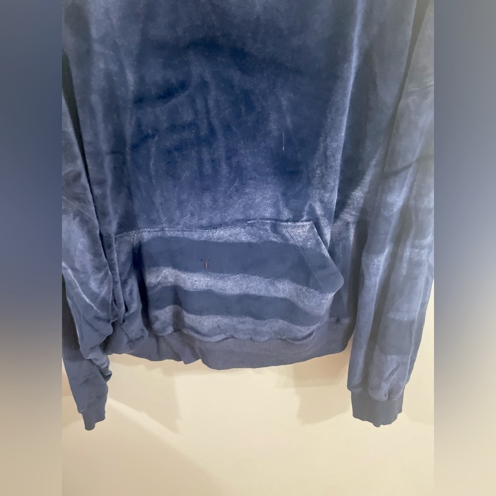 Boys Lie Velour Hoodie Crop Size Medium NWOT - Picture 5 of 6
